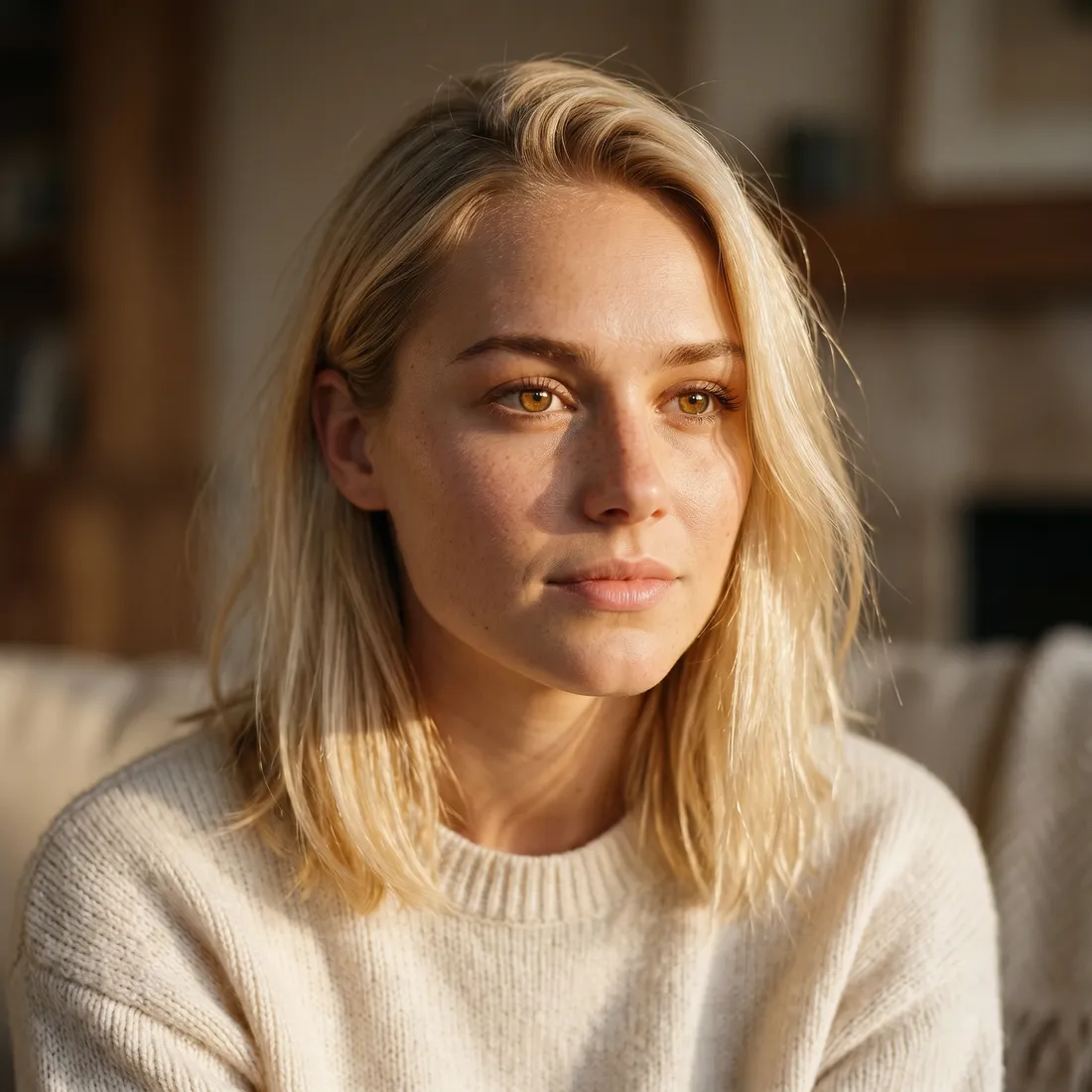 Portrait of Gemma Rhodes in warm afternoon light